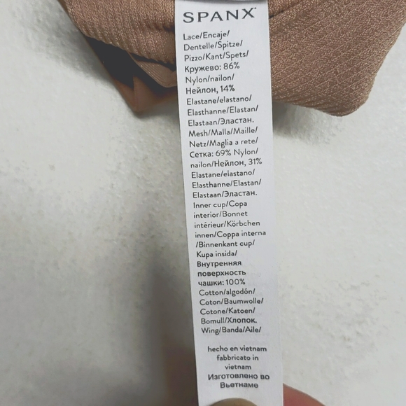 SPANX Bra-llelujah Illusion Lace Full Coverage Bra Women's Size 32C - Picture 16 of 16